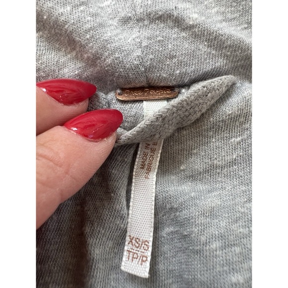 FREE‎ PEOPLE Mountain Peak Fluffy Pullover 1/4 zip White XS - Picture 5 of 16